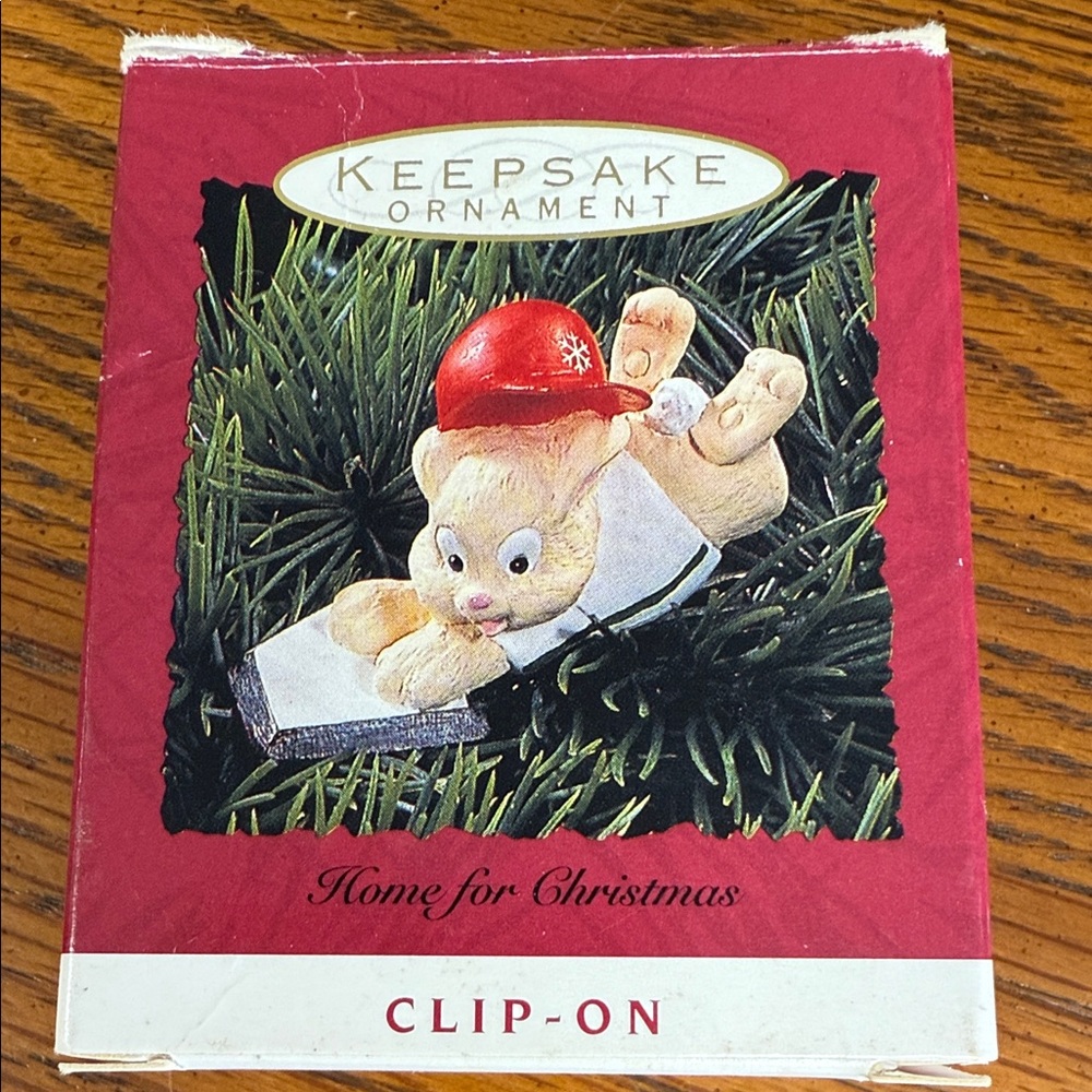 Hallmark Keepsake Ornament - Red and White‎ Clip-On